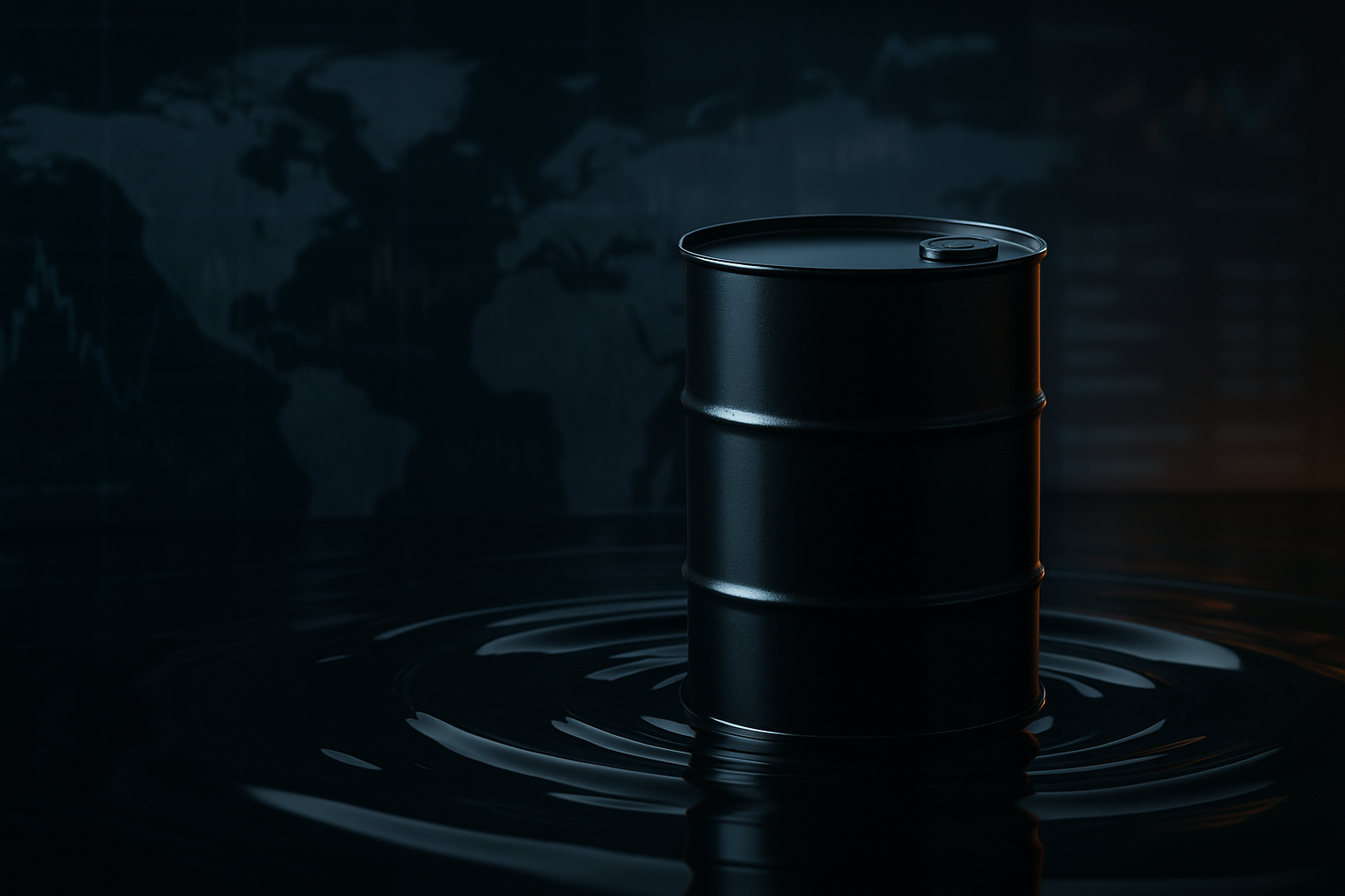 Visual representation of crude oil prices today