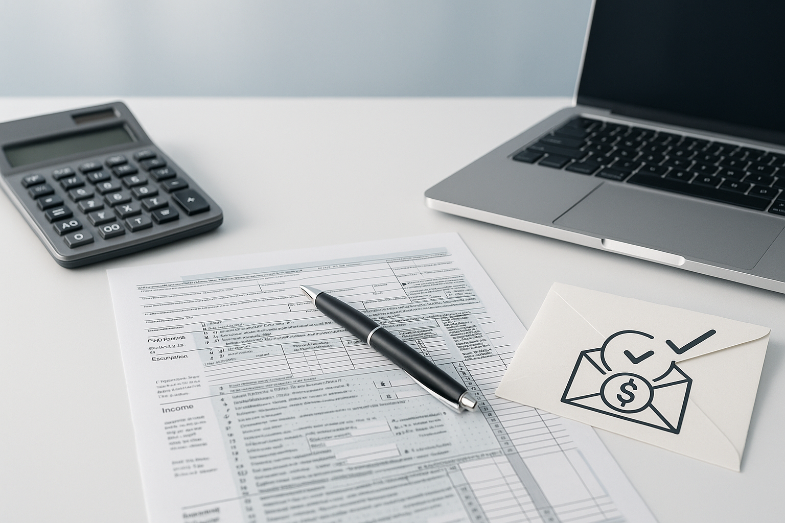 Visual representation of tax return