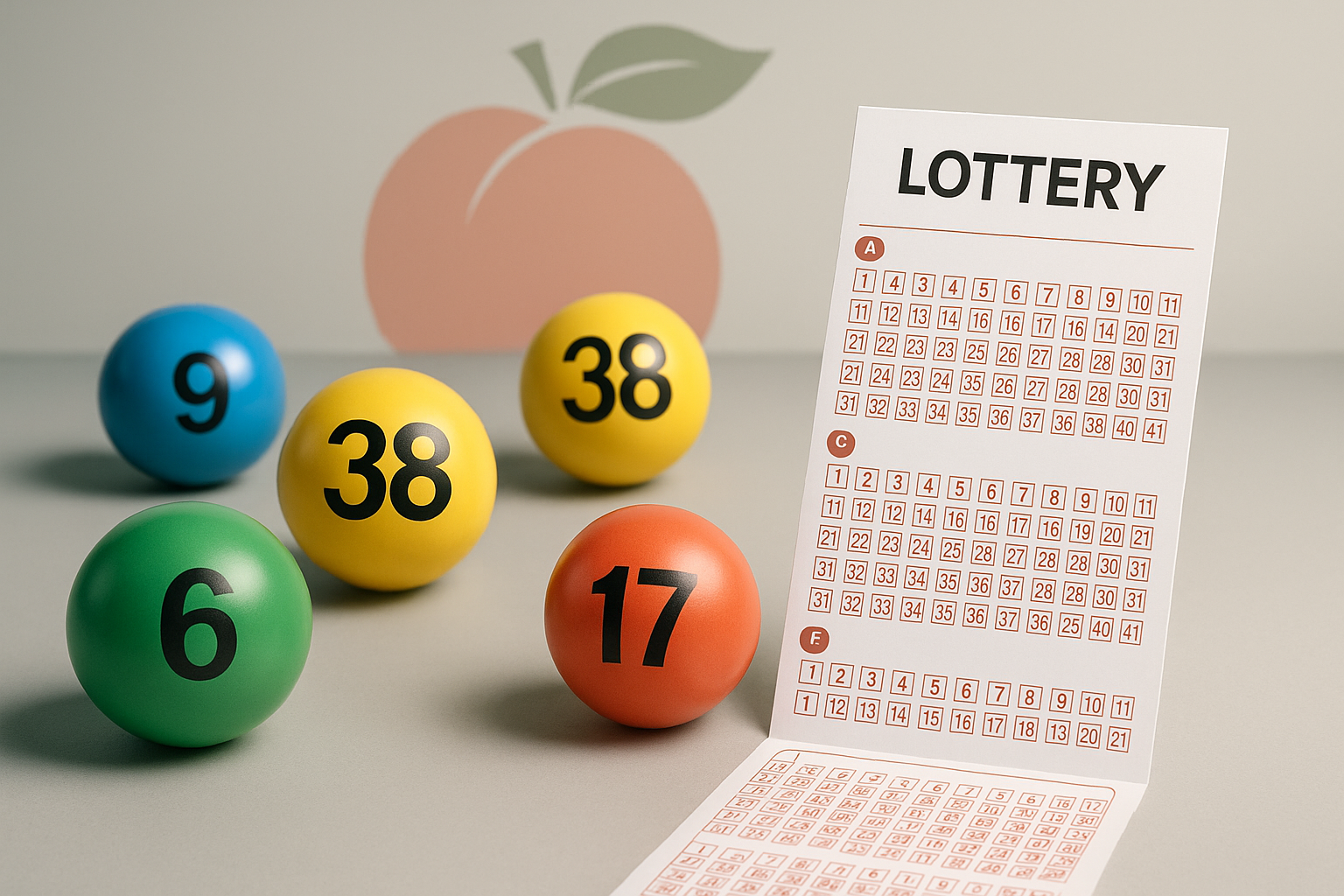 Visual representation of ga lottery