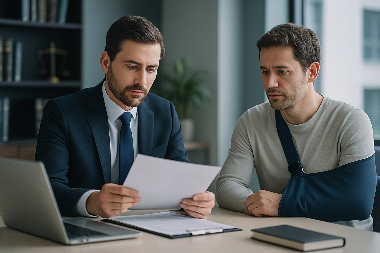 Visual representation of injury attorney