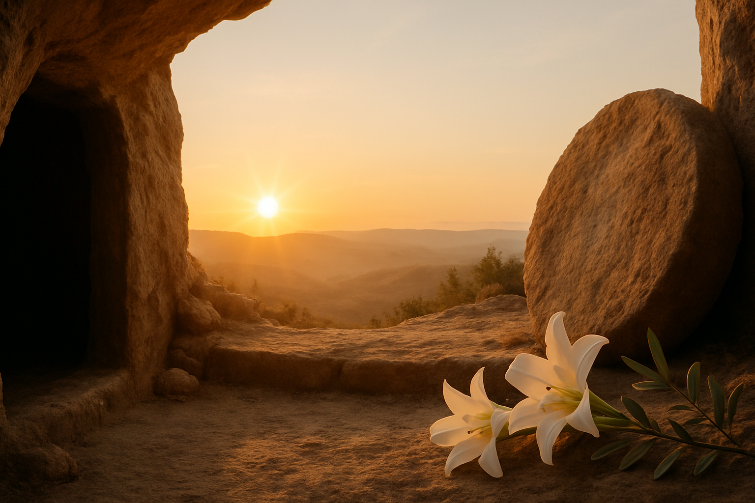 Visual representation of happy resurrection day 2026