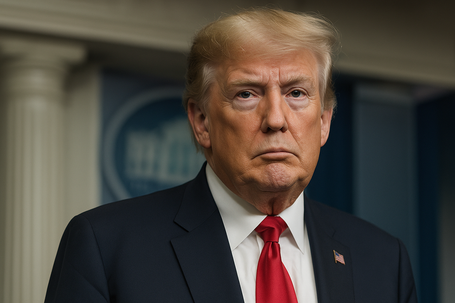 Visual representation of donald trump