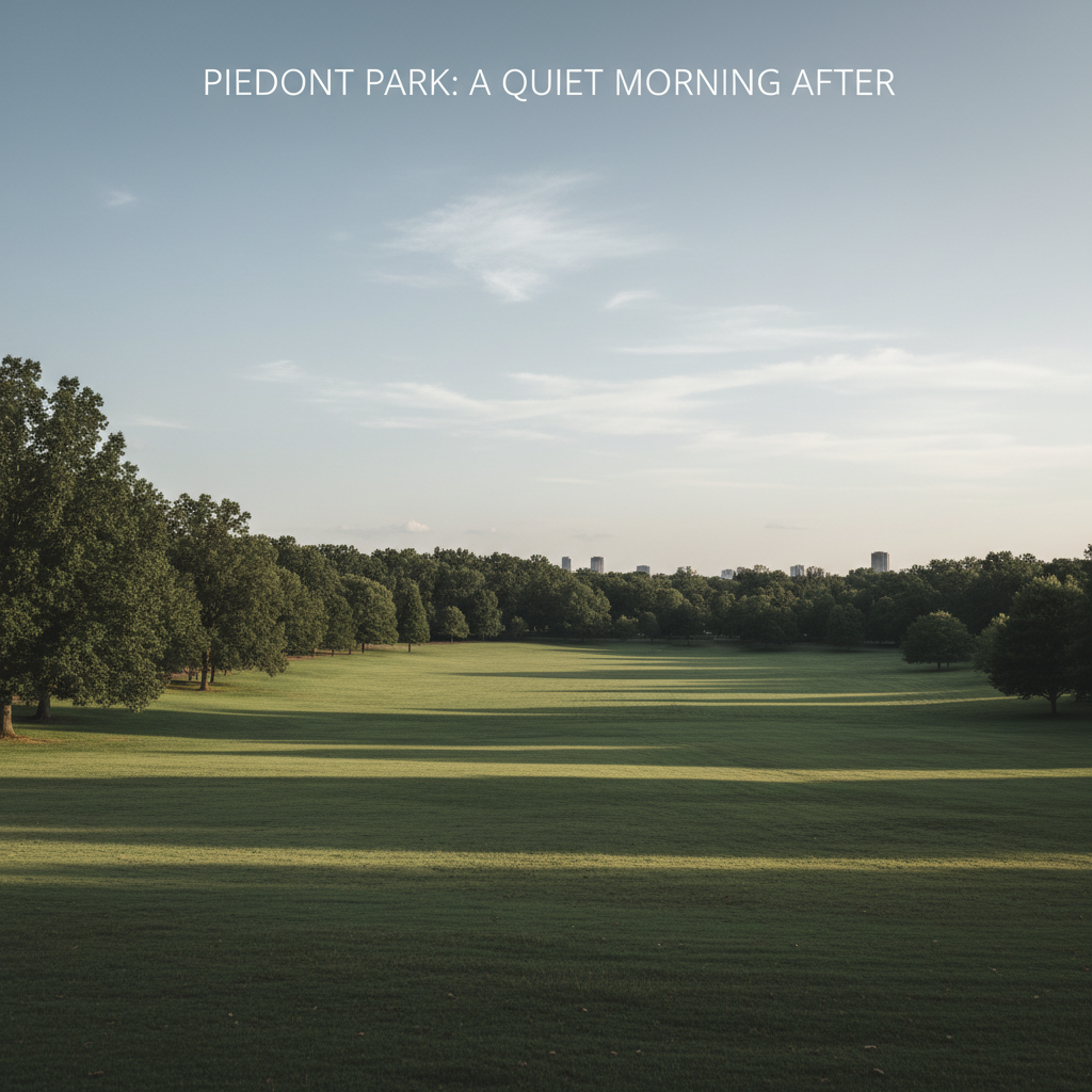 Visual representation of piedmont park shooting