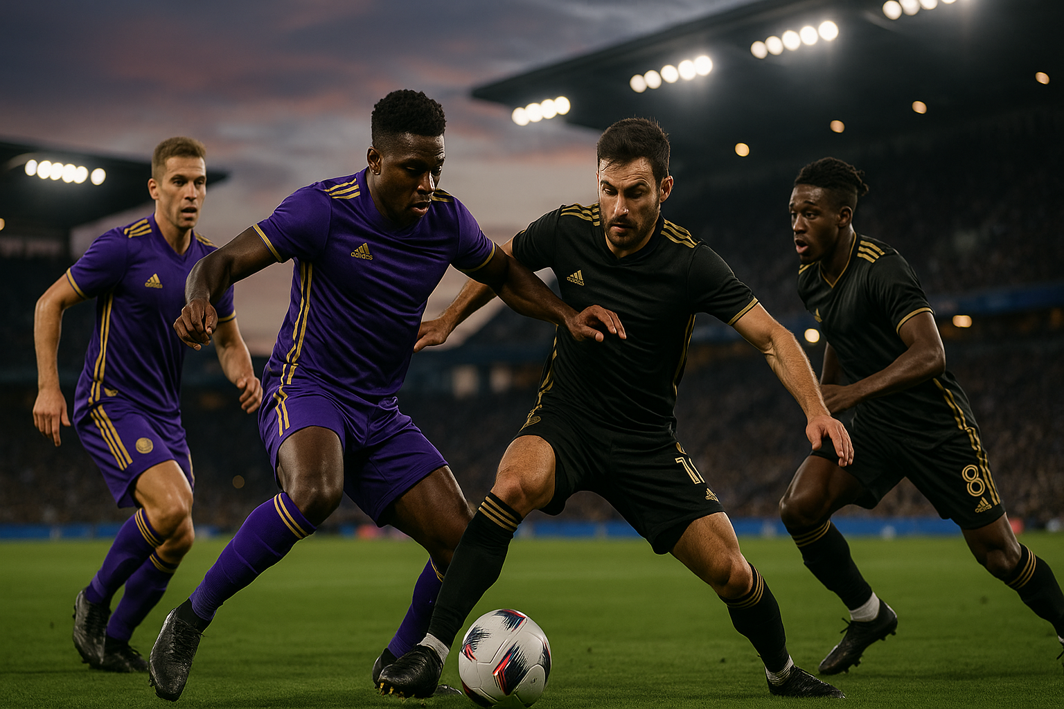 Visual representation of orlando city vs lafc