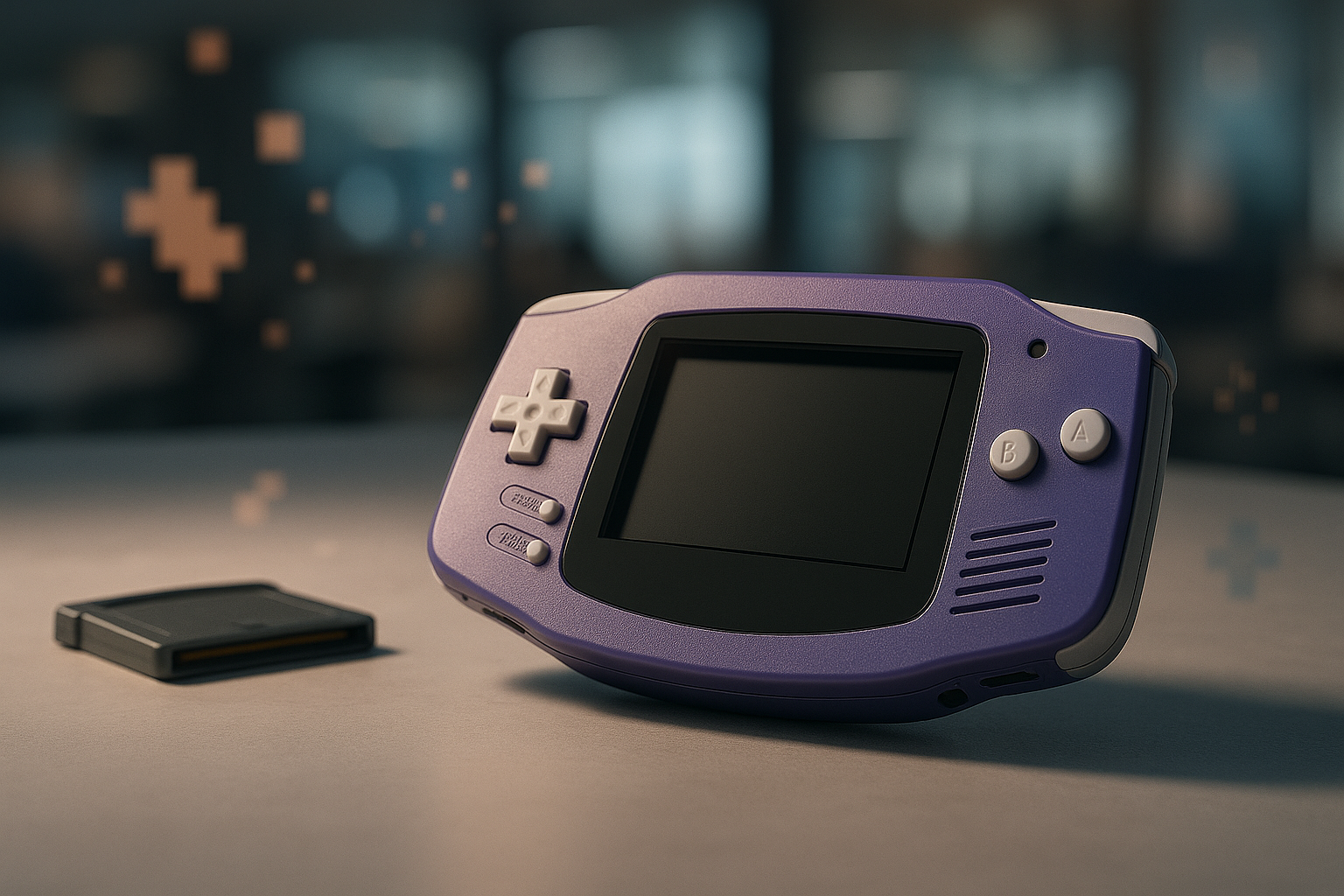 Visual representation of game boy advance