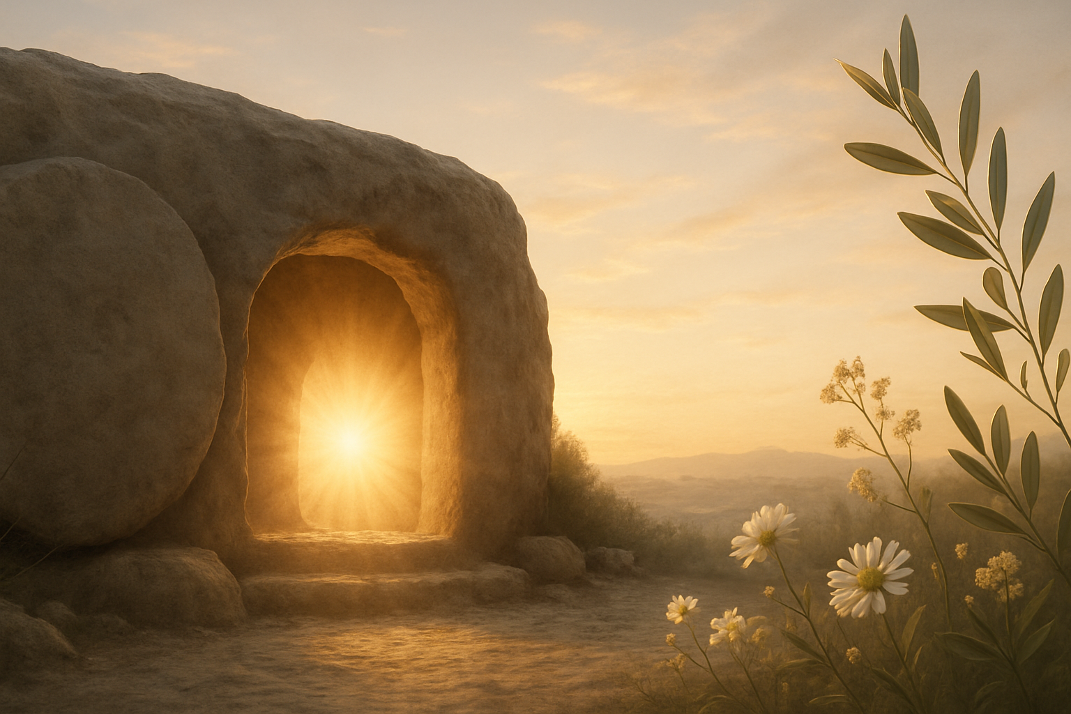 Visual representation of happy resurrection day