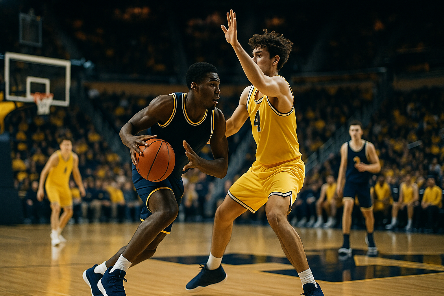 Visual representation of uofm basketball