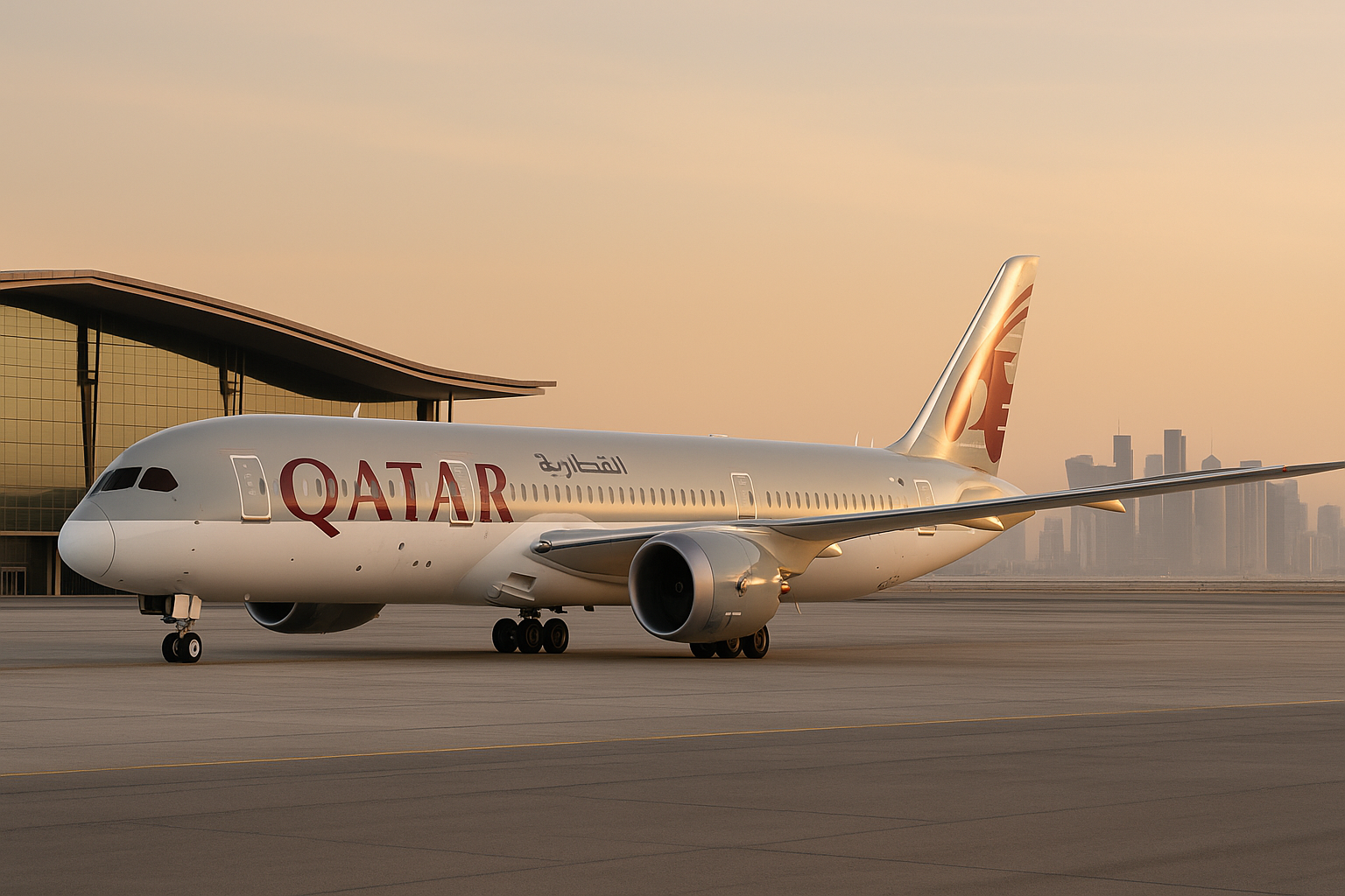 Visual representation of qatar airways