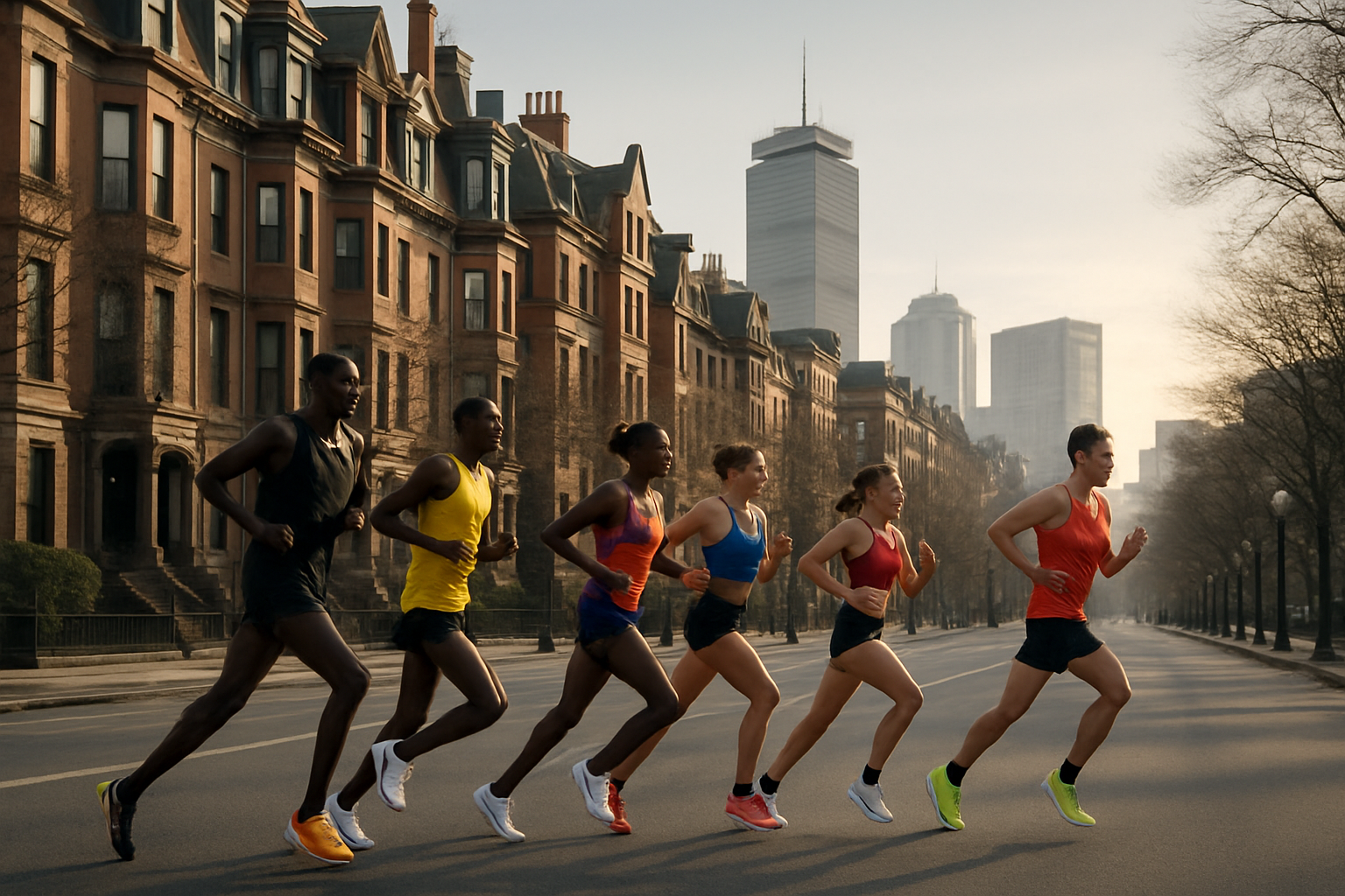 Visual representation of boston marathon 2026