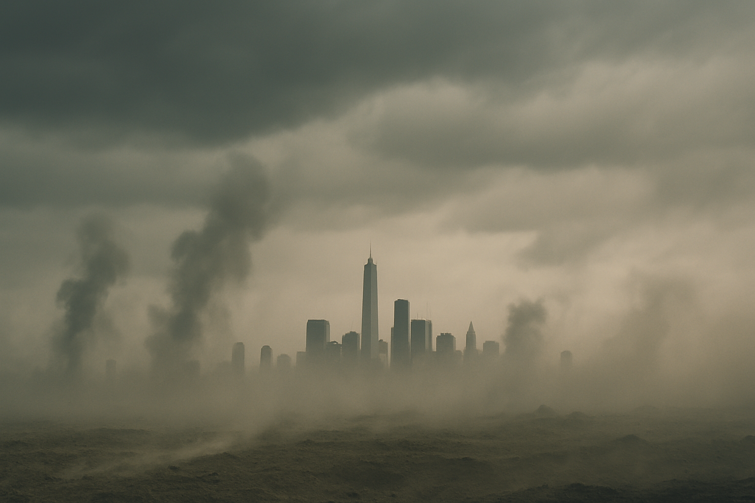 Visual representation of fallout