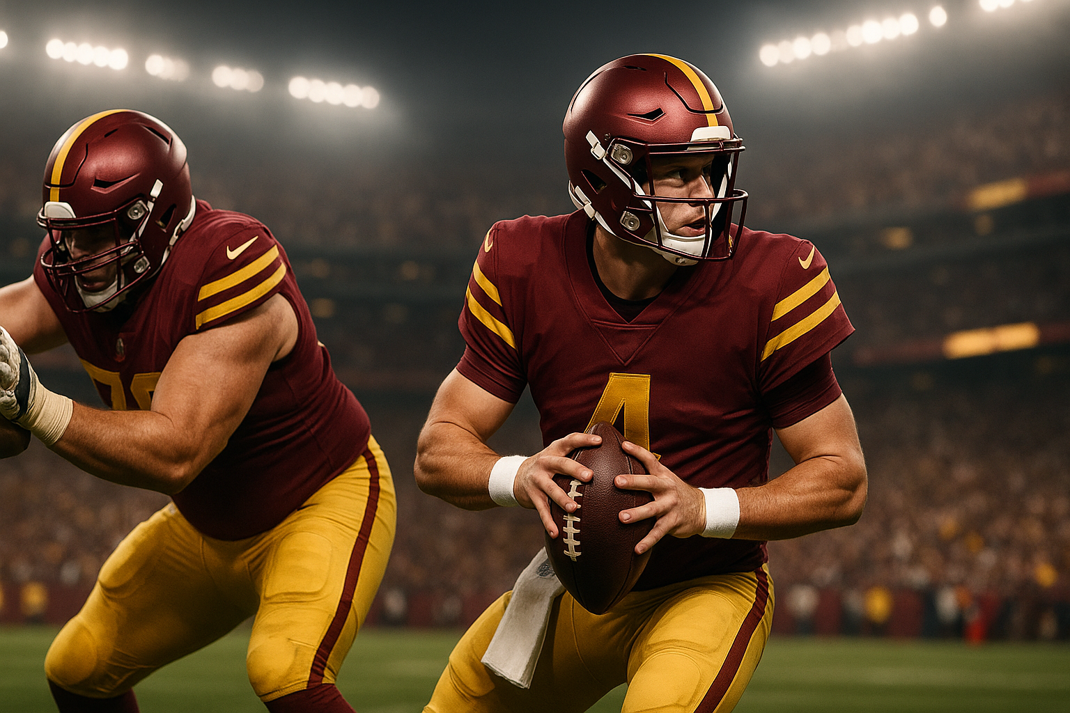 Visual representation of washington commanders