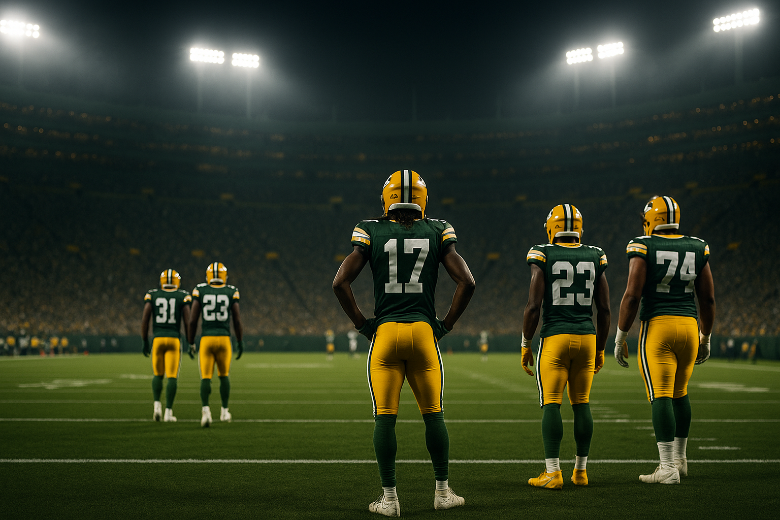 Visual representation of green bay packers