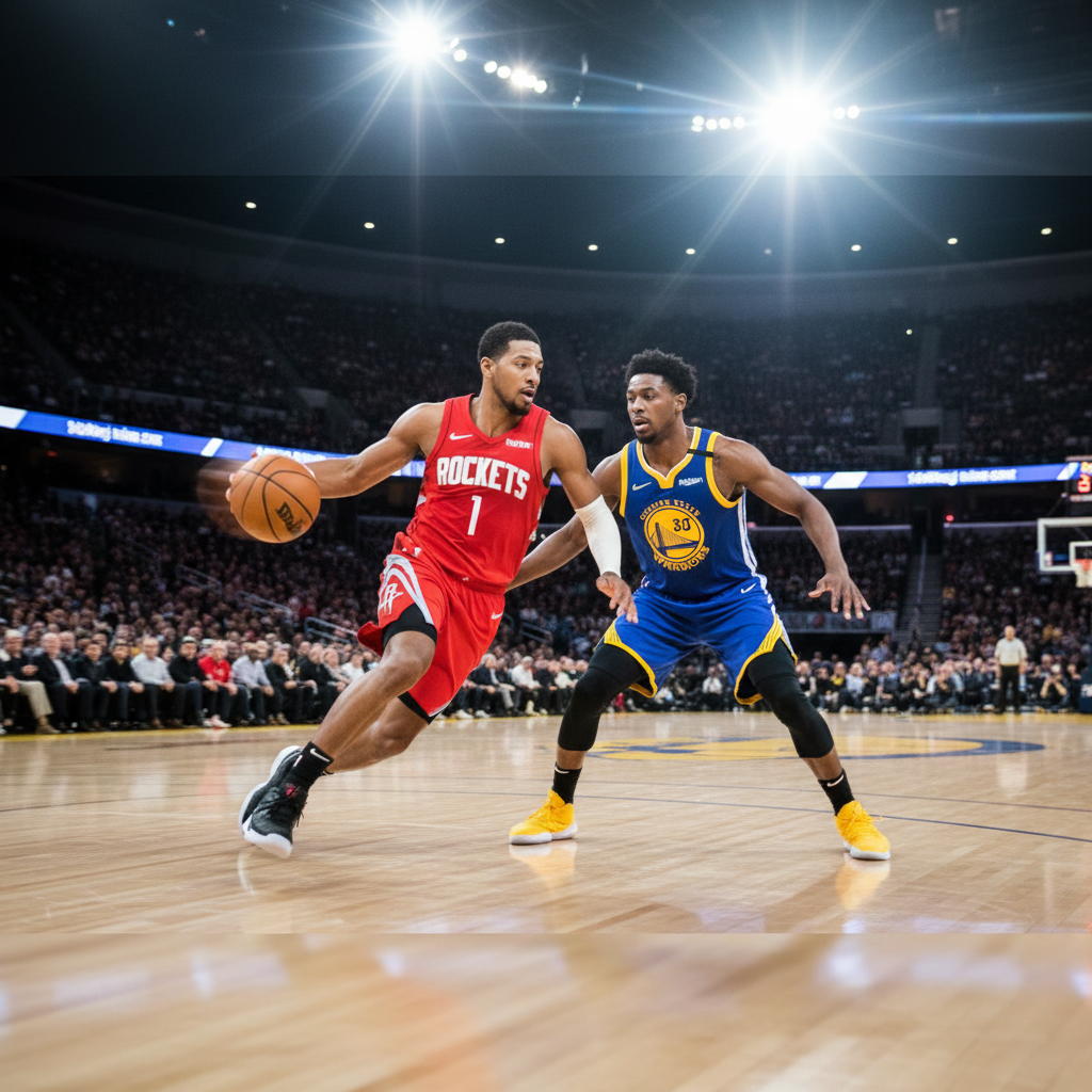 Visual representation of rockets vs warriors