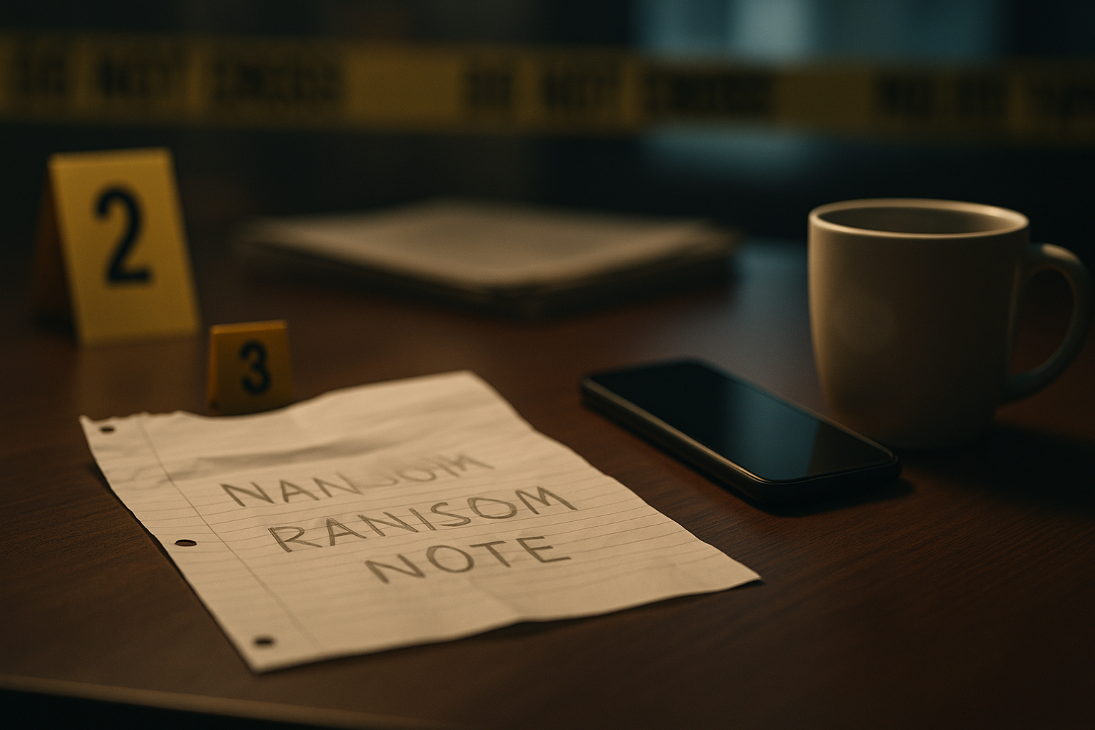 Visual representation of new ransom note nancy guthrie