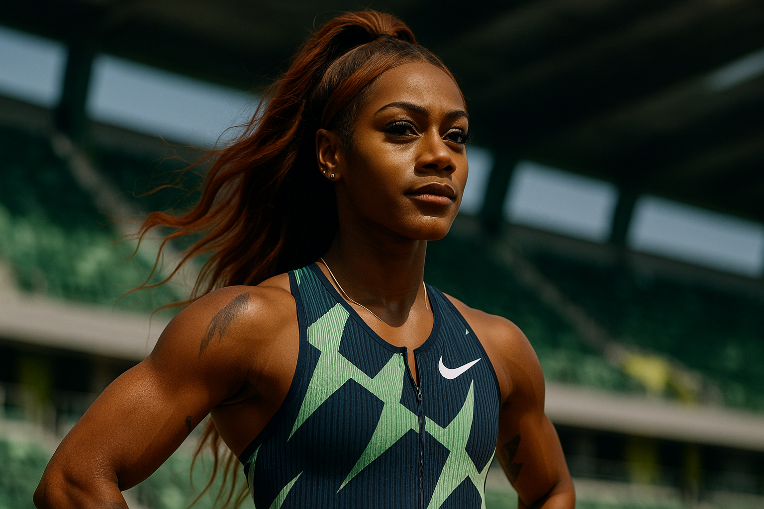 Visual representation of sha'carri richardson