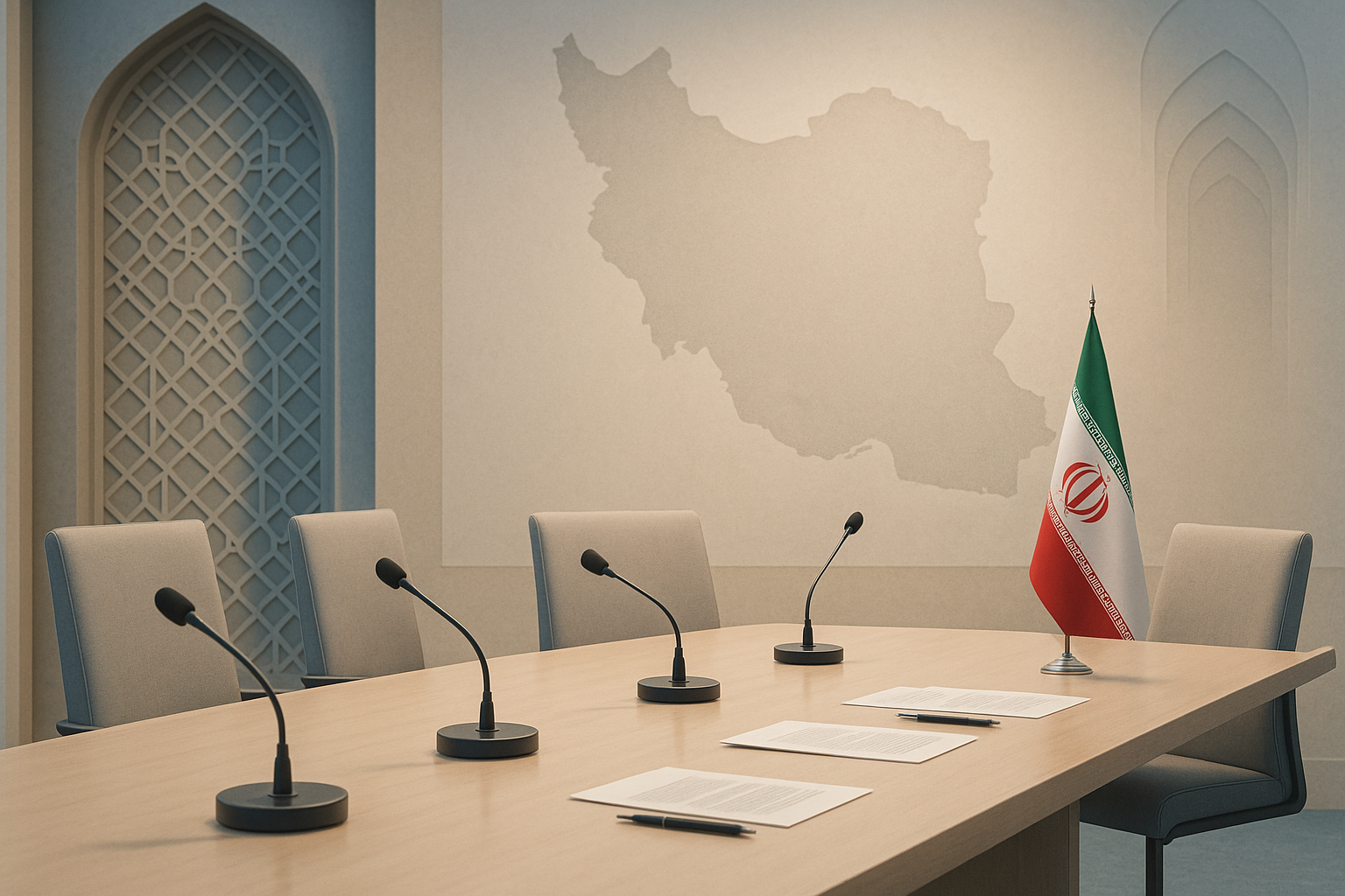 Visual representation of iran peace plan