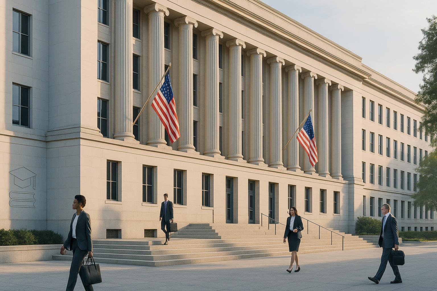 Visual representation of united states department of education