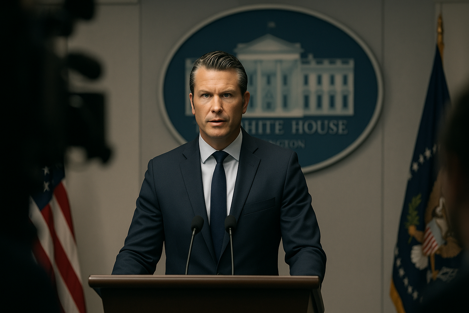 Visual representation of hegseth news