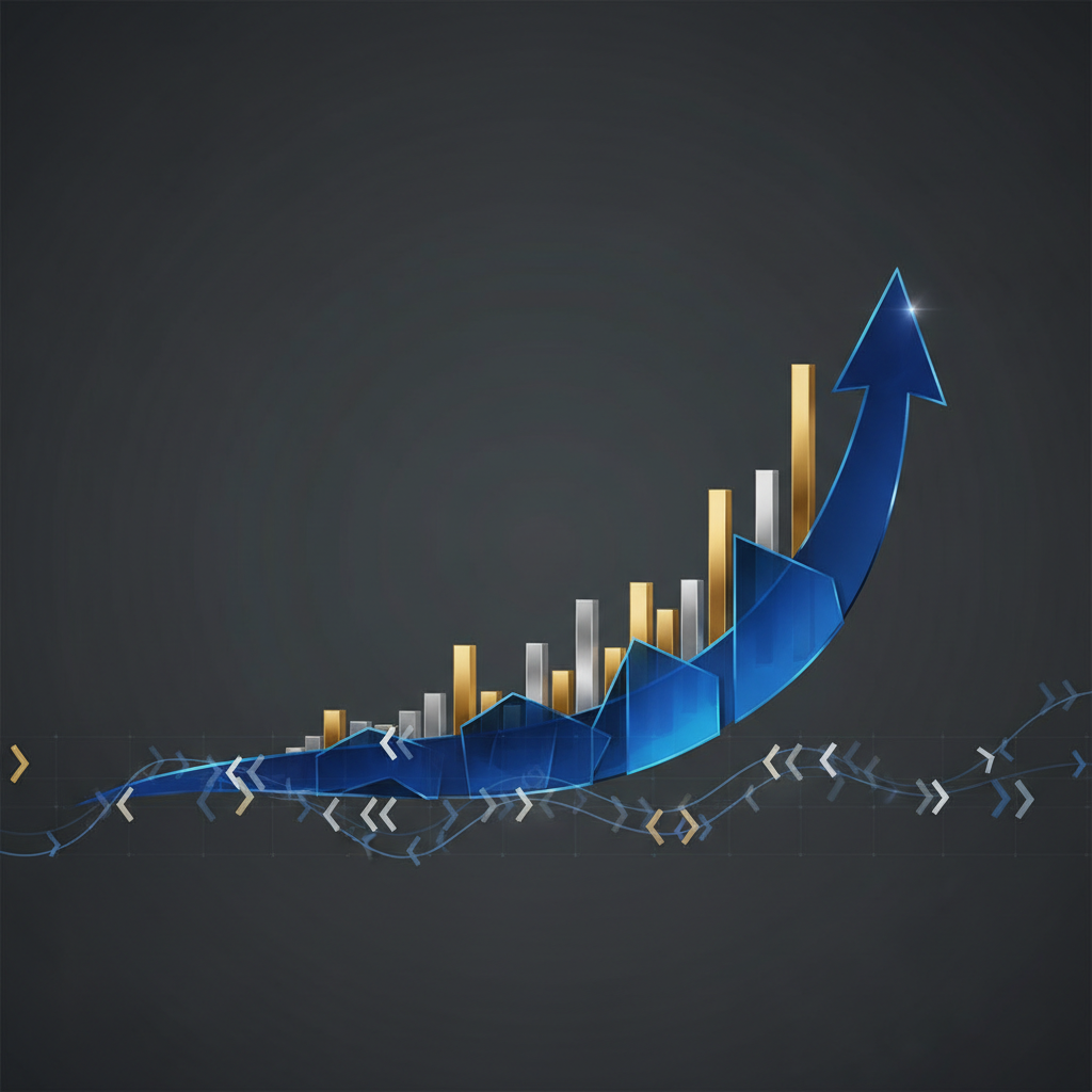 Visual representation of bse sensex
