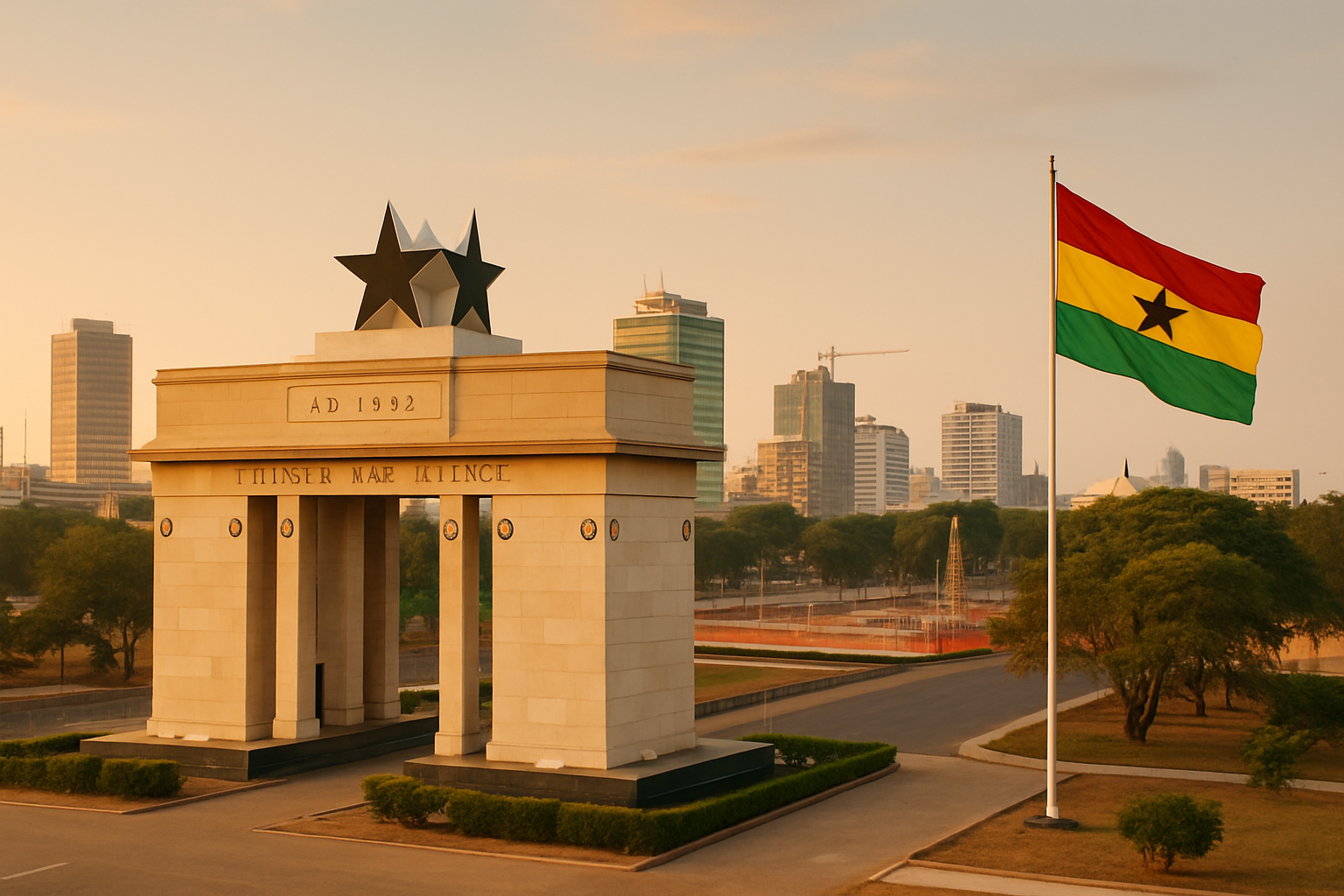 Visual representation of ghana