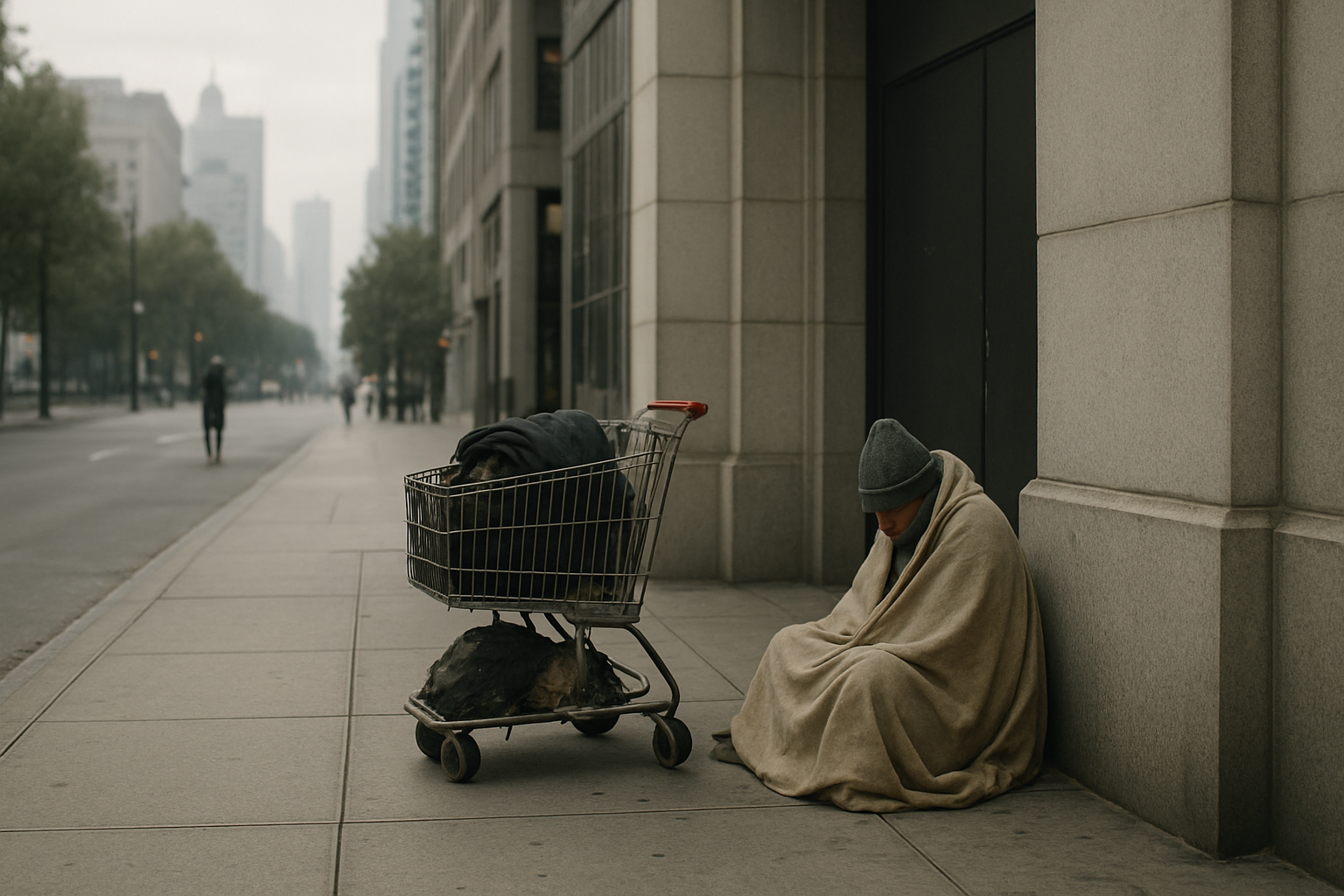 Visual representation of homelessness