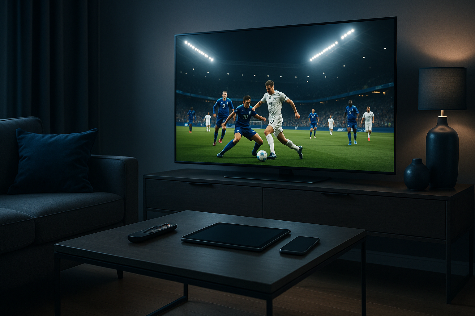 Visual representation of where to watch champions league