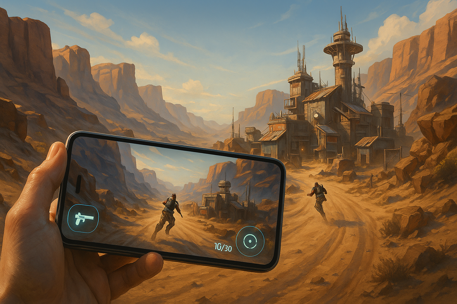 Visual representation of borderlands mobile game