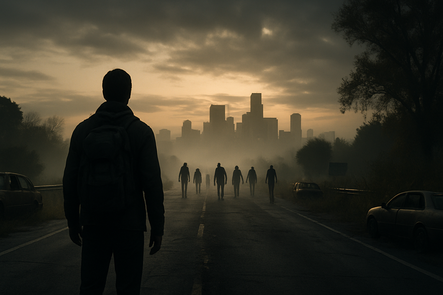 Visual representation of the walking dead