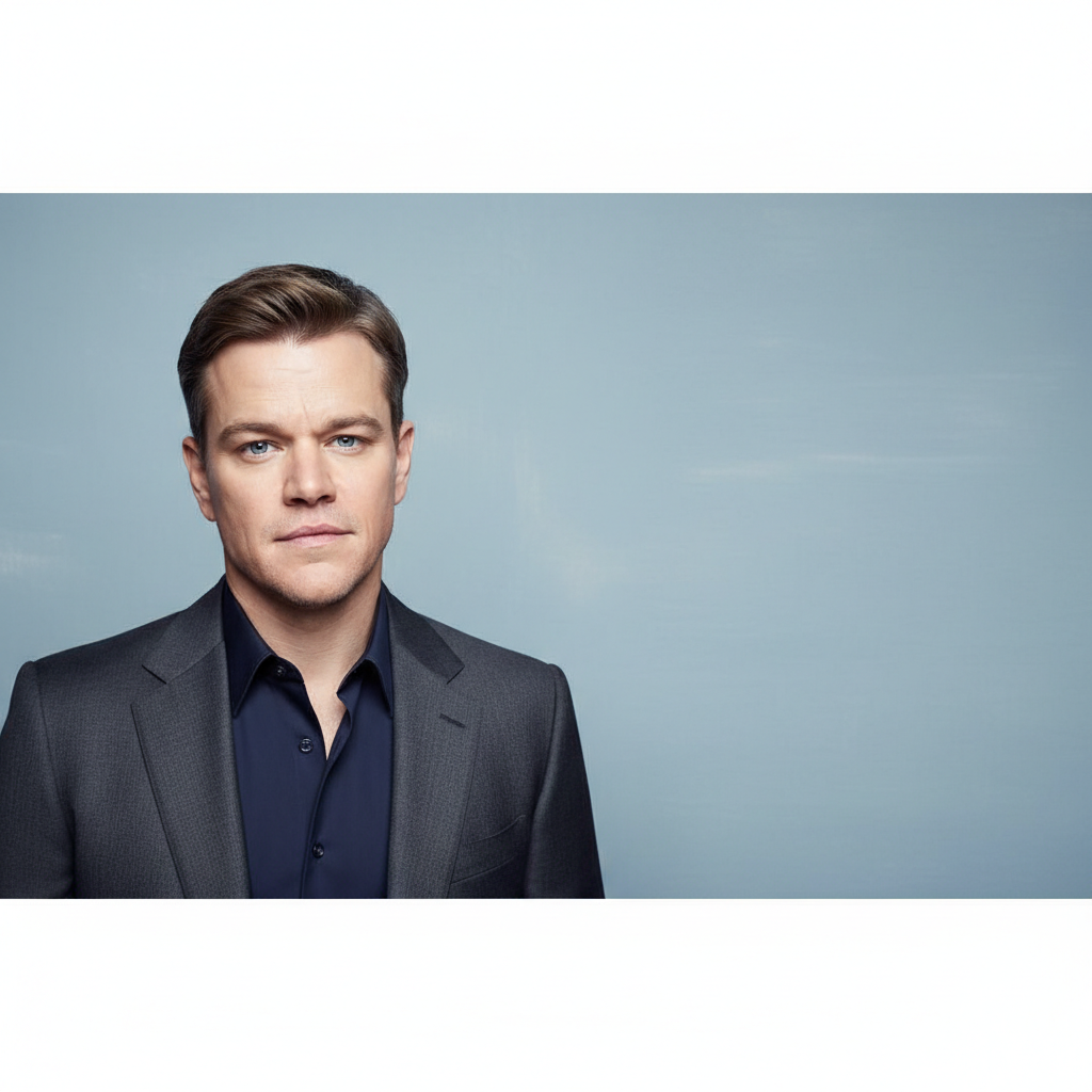 Visual representation of matt damon