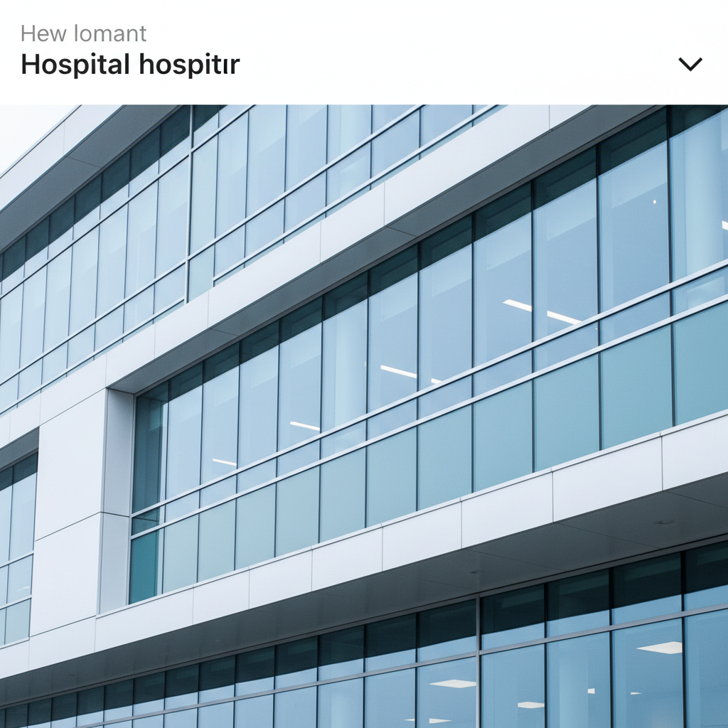 Visual representation of hospitals