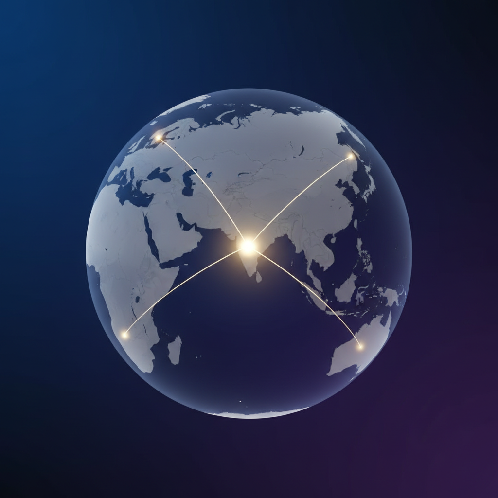 Visual representation of kim supports china multipolar world