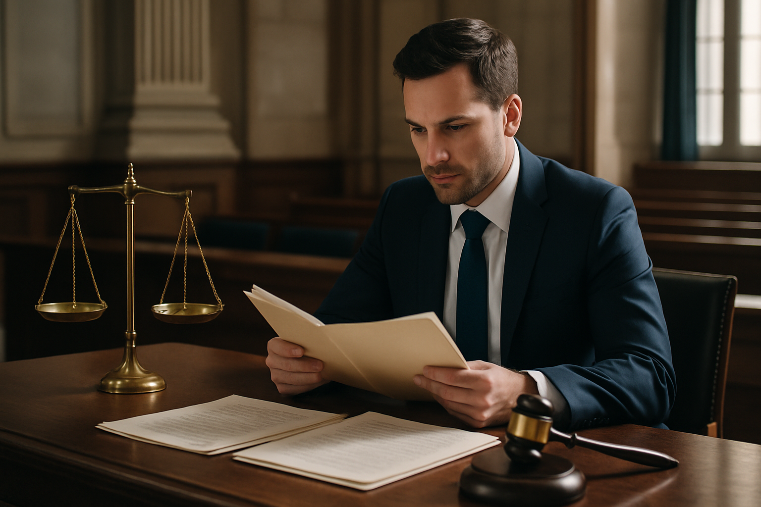 Visual representation of criminal lawyer