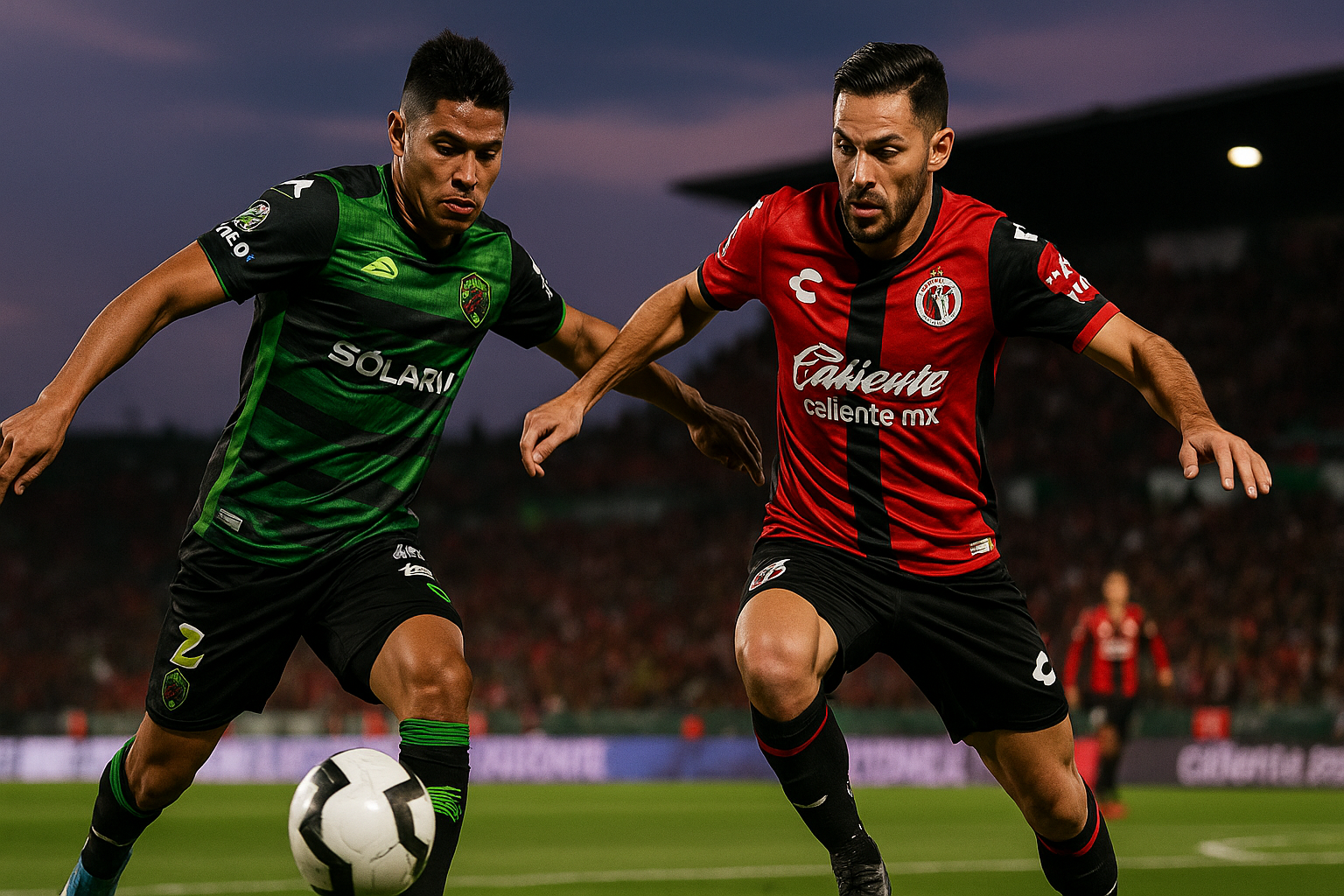 Visual representation of juarez vs club tijuana