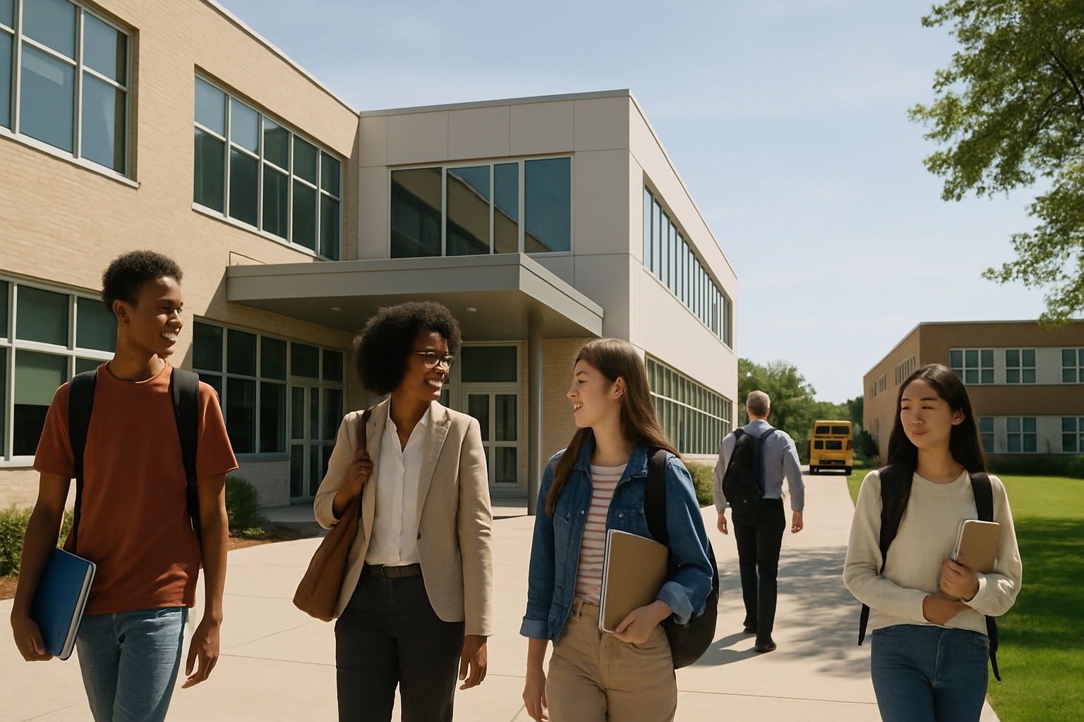 Visual representation of schools