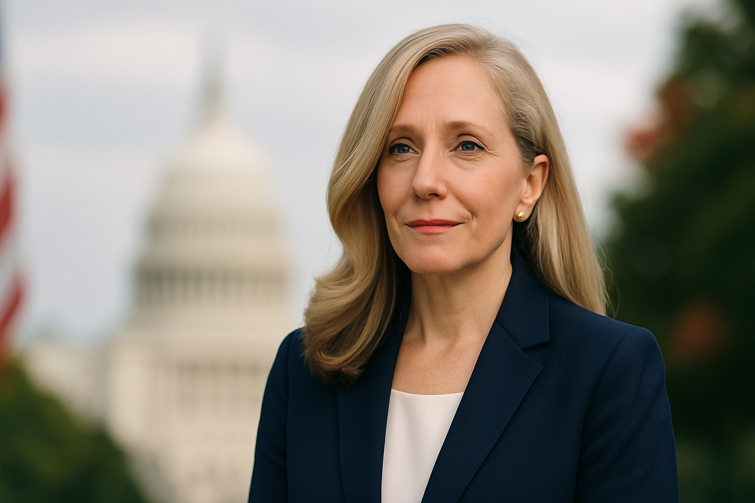 Visual representation of abigail spanberger