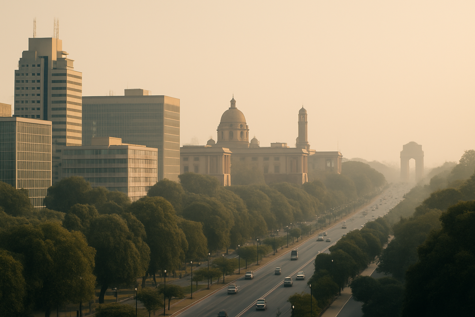 Visual representation of delhi