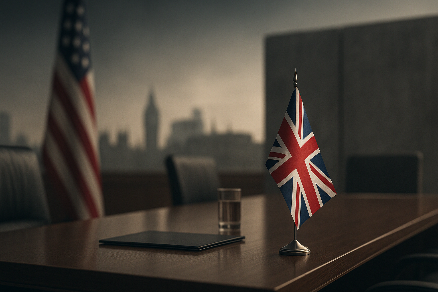 Visual representation of uk won't join trump blockade