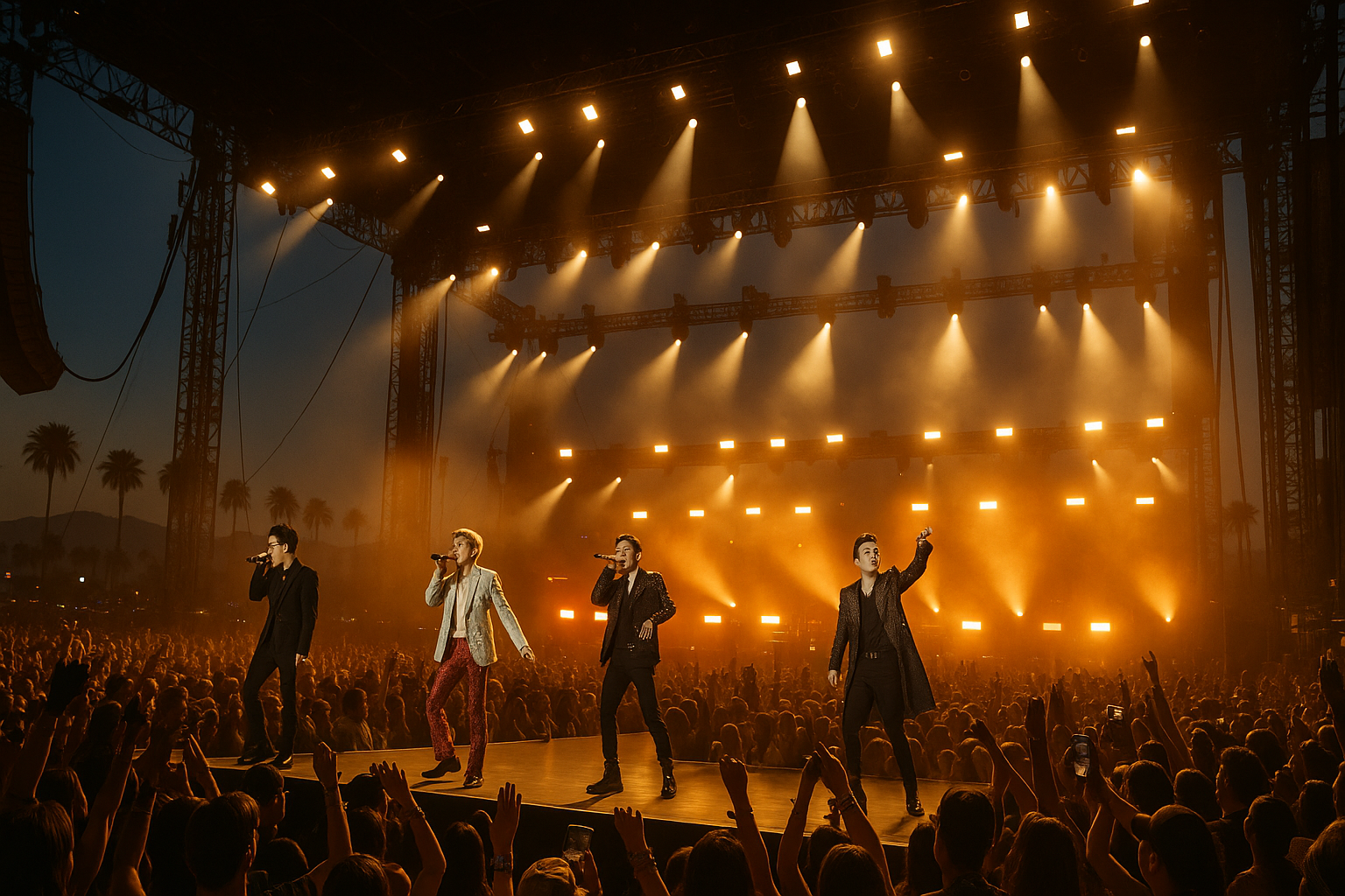 Visual representation of bigbang coachella