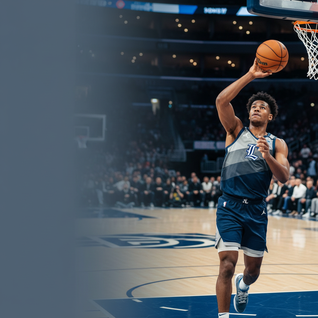 Visual representation of bronny james stats