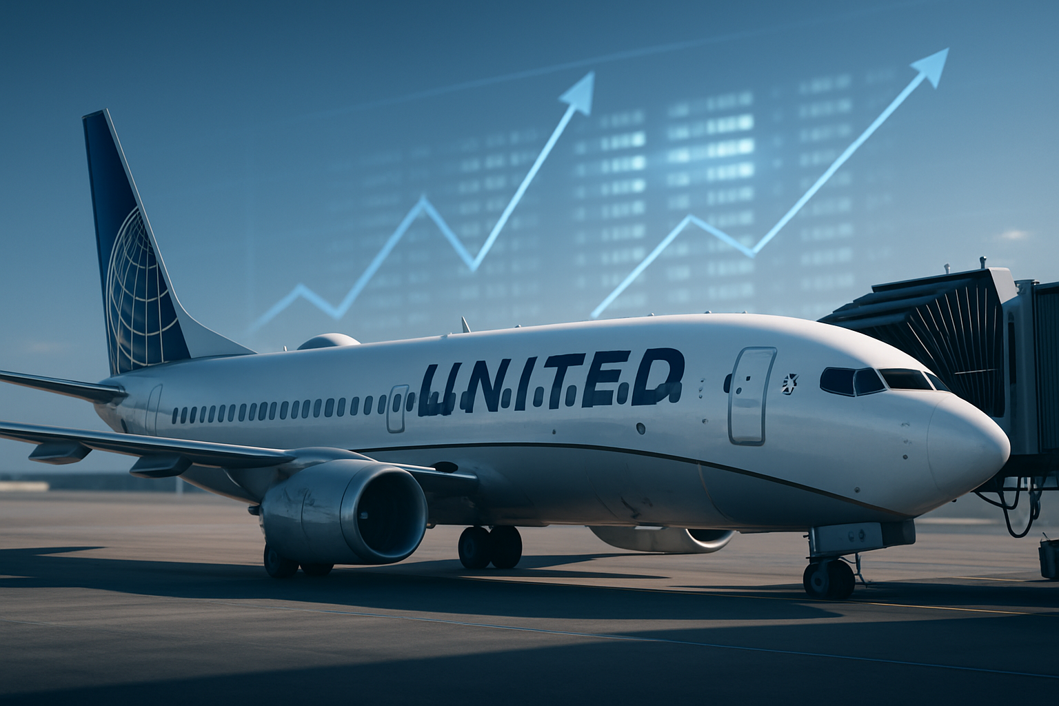 Visual representation of united airlines fare increases