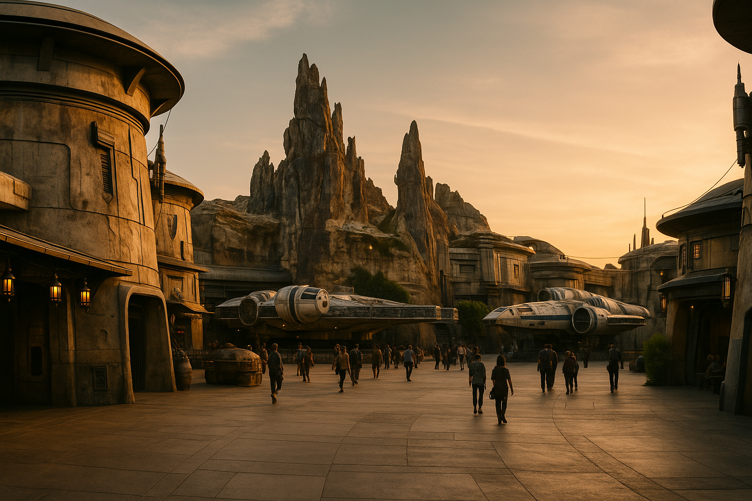 Visual representation of star wars galaxy's edge