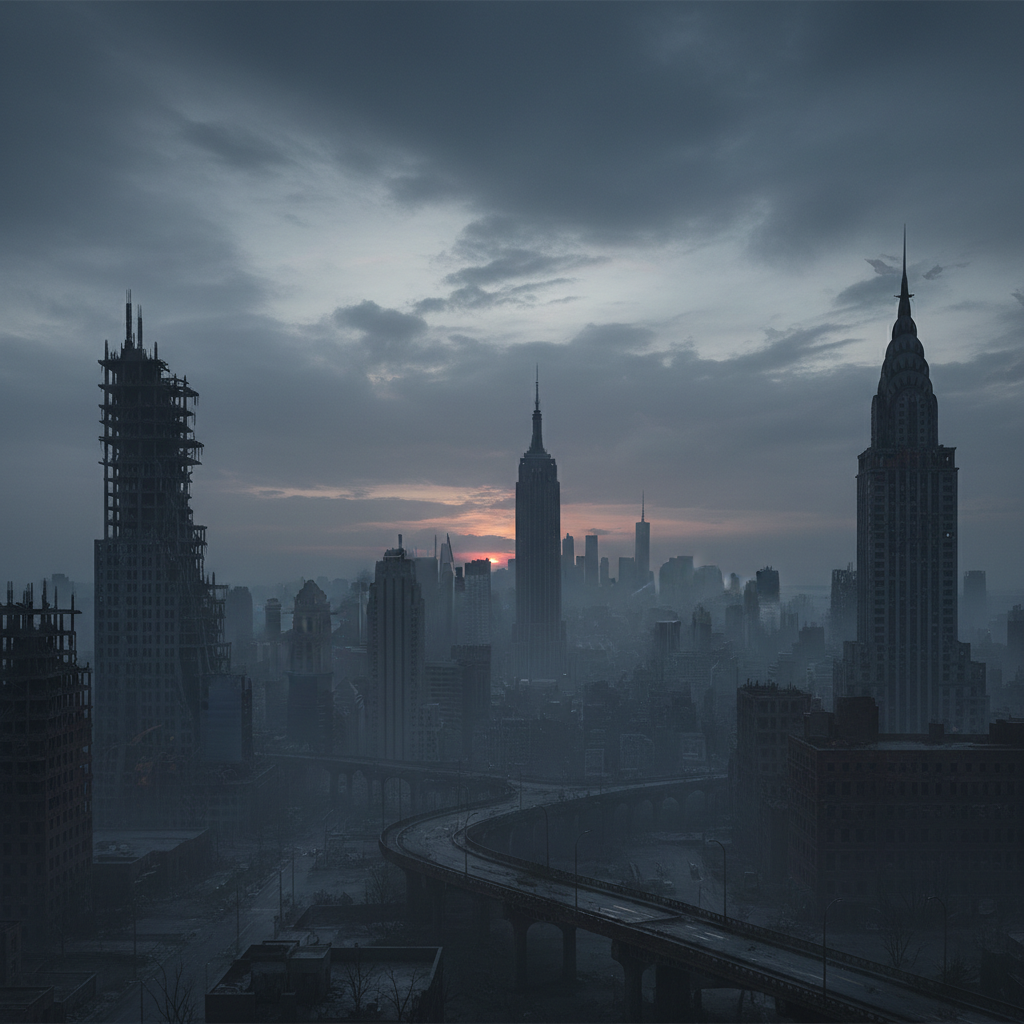 Visual representation of the walking dead: dead city