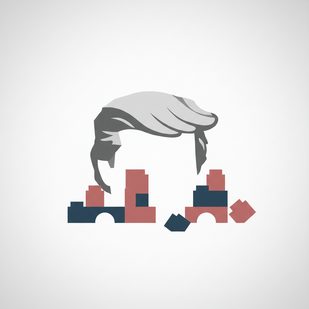 Visual representation of trump account for kids