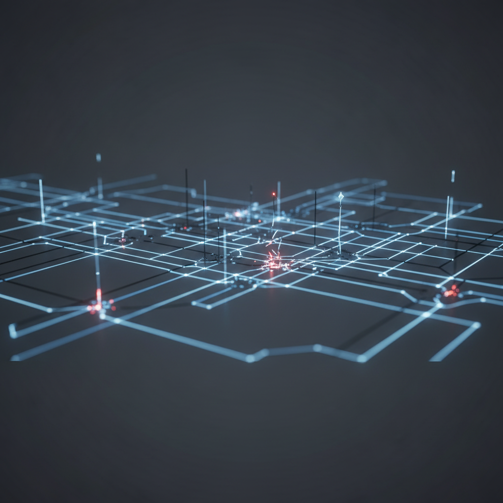 Visual representation of bluesky down