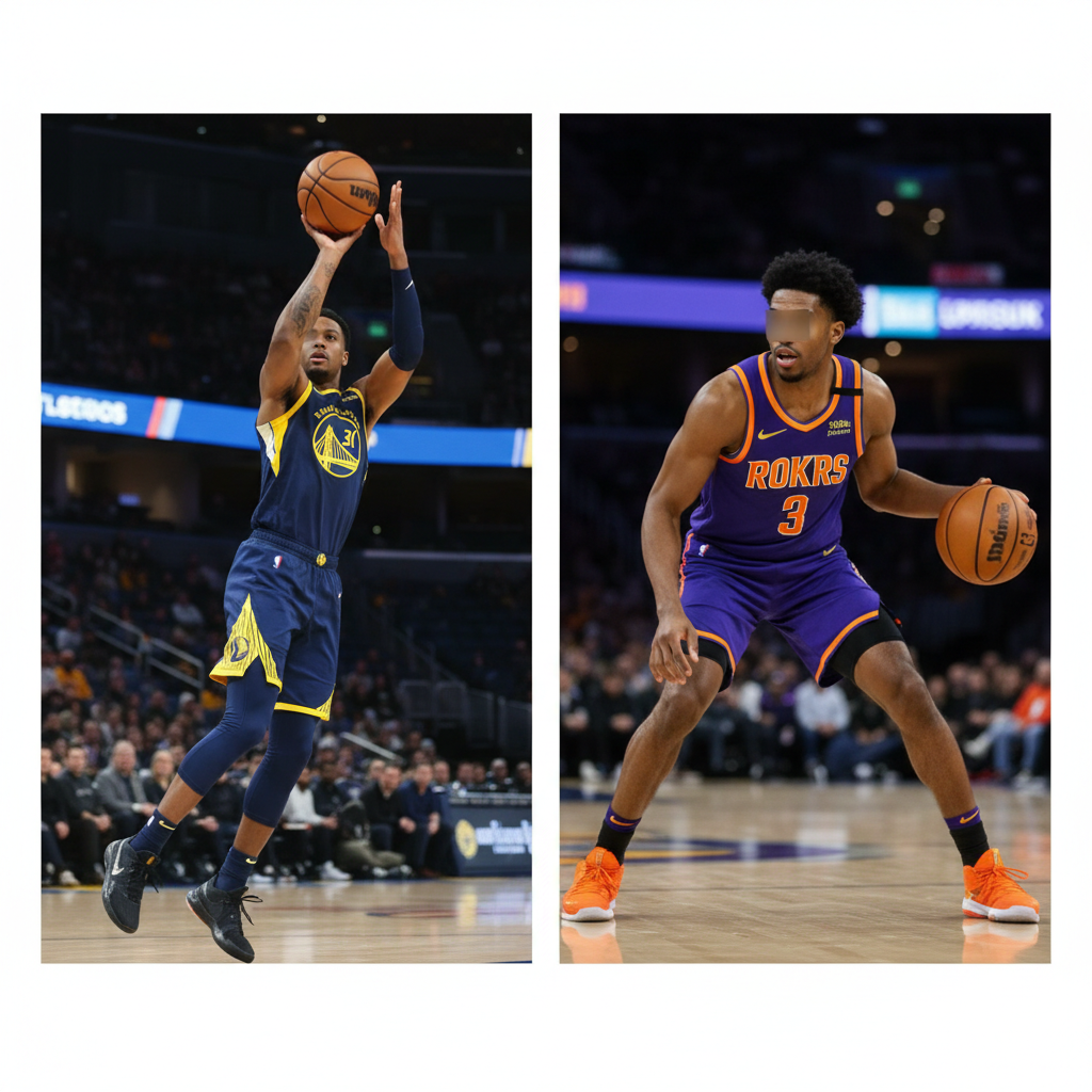 Visual representation of warriors vs suns