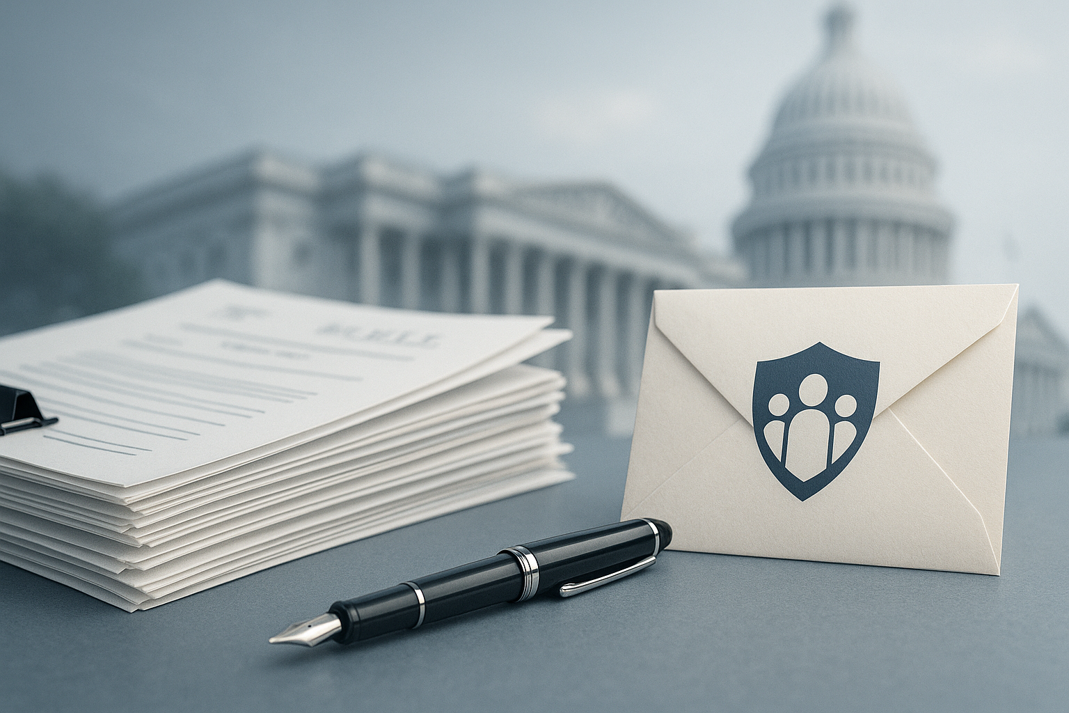 Visual representation of social security benefits bill