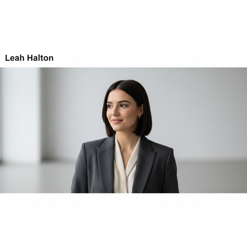 Visual representation of leah halton