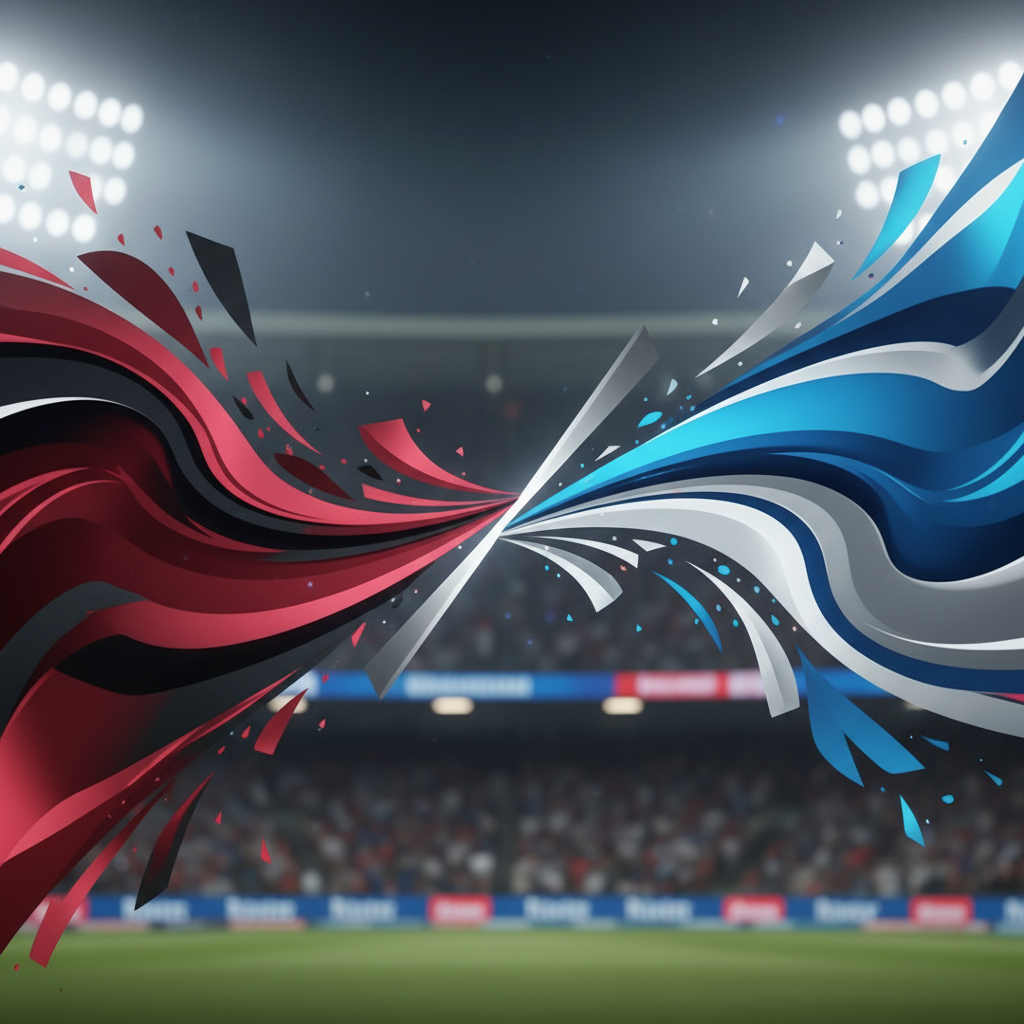 Visual representation of rcb vs dc