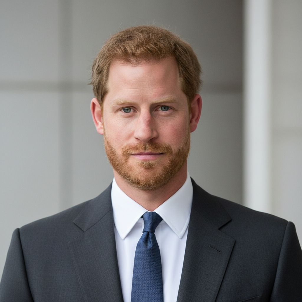 Visual representation of prince harry