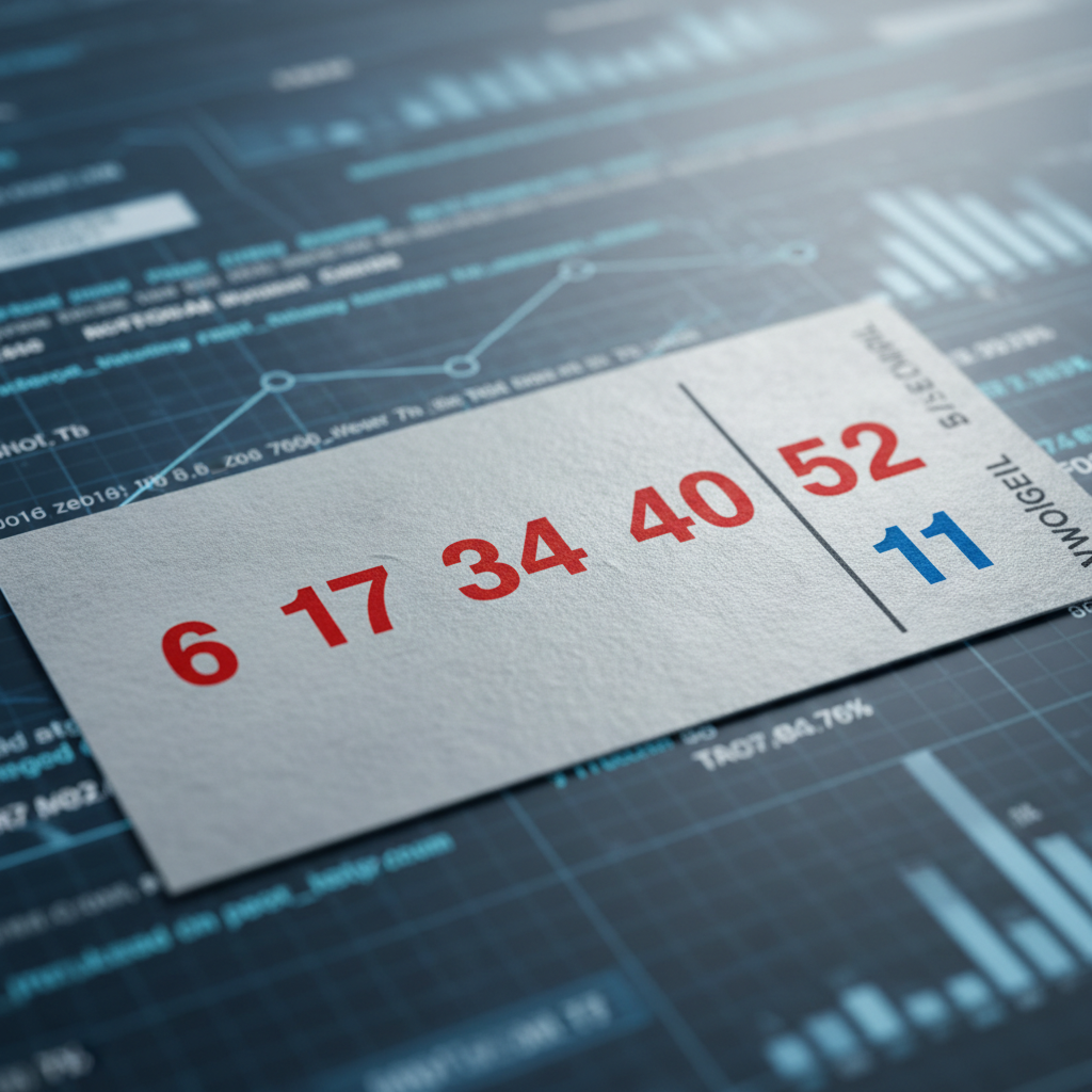 Visual representation of powerball april 18 2026